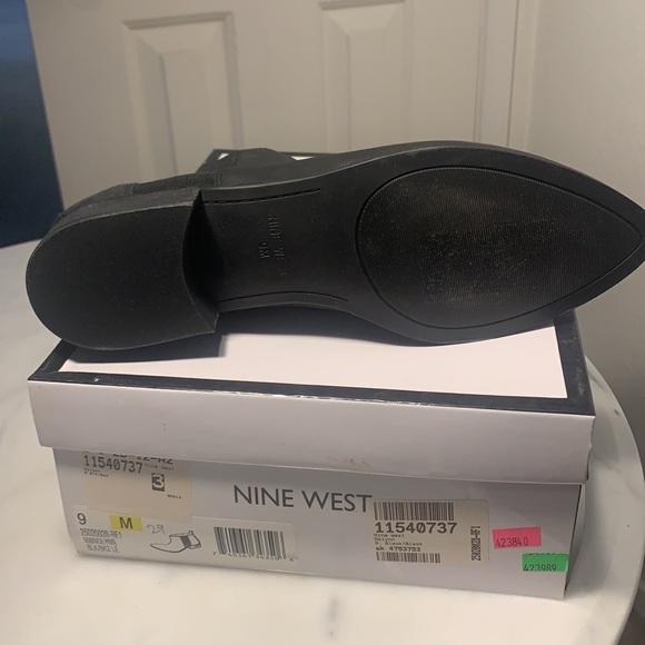 Nine West Nolynn Black Ankle Boots, 9 - Picture 5 of 9